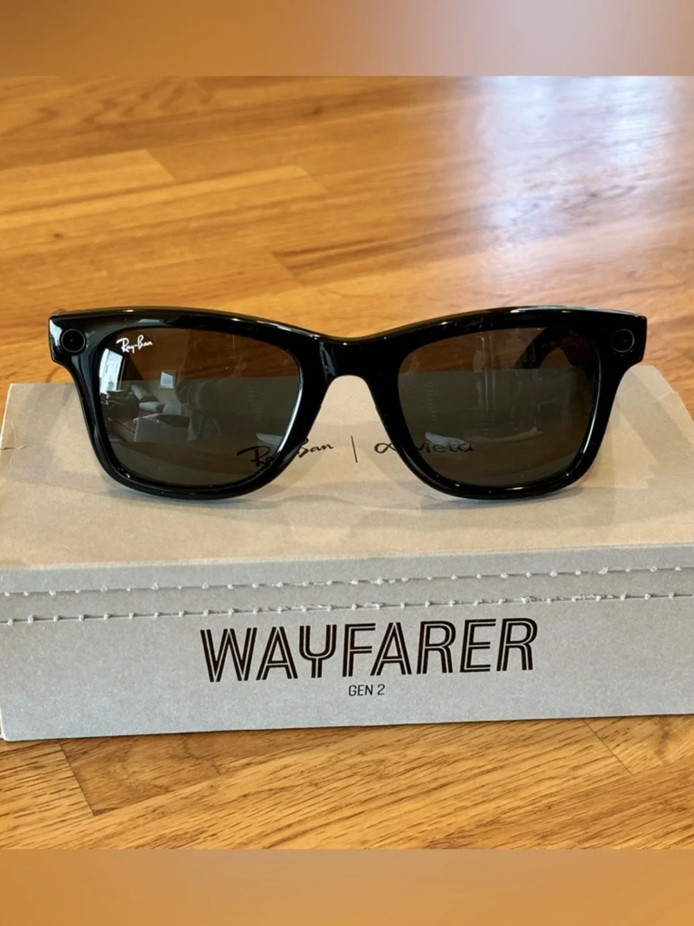Gen 2 Ray-Ban Meta Black Wayfarer Sunglasses - Picture 1 of 6